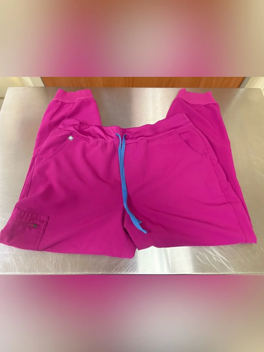 Figs Raspberry Sorbet HW Zamora scrub pants
